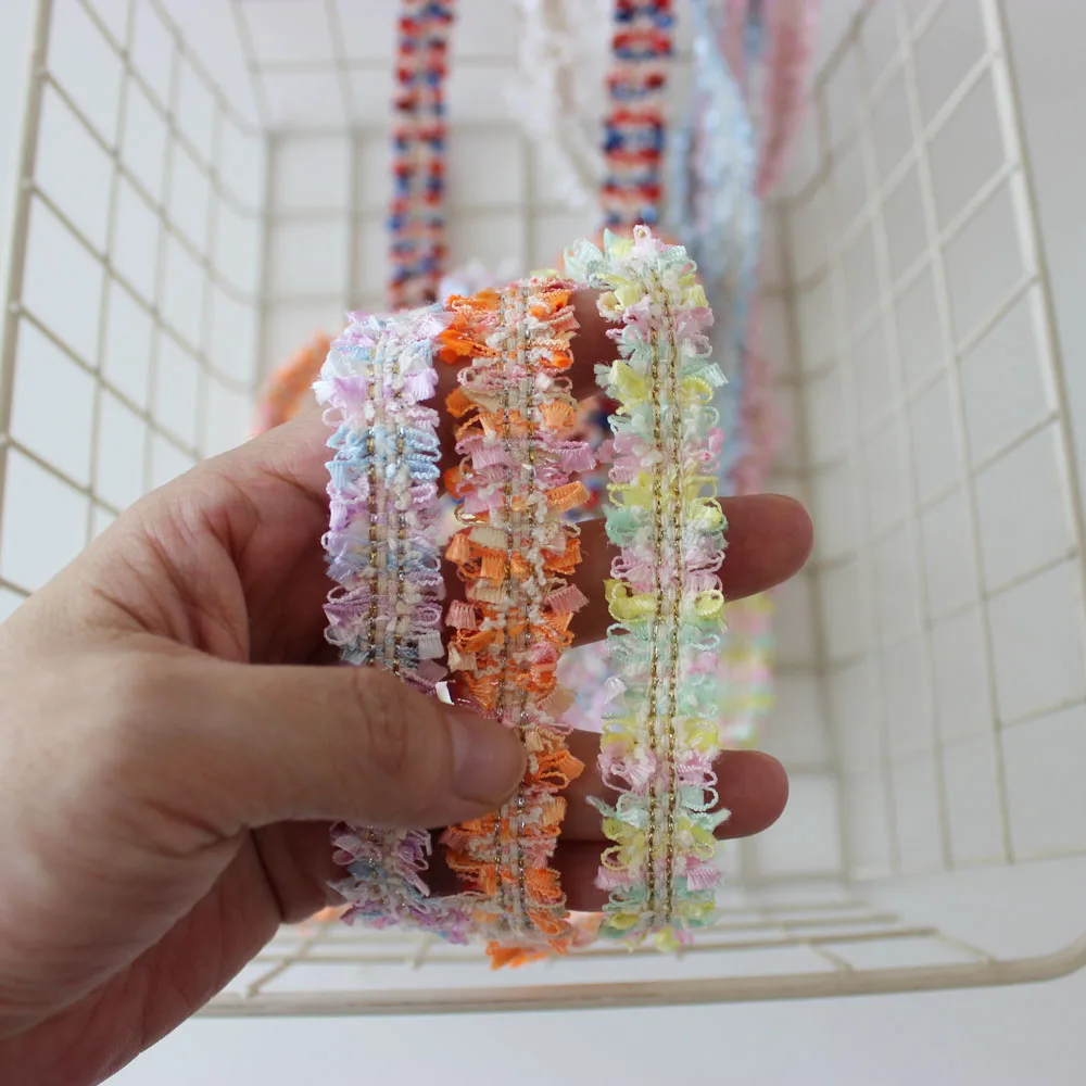 2Yards 1.5cm Tweed Fringed Trim Tassel Trimming Sewing Accessory Garment DIY Trimming