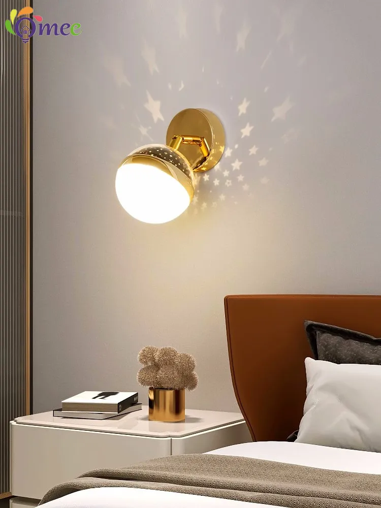 Modern Minimalist LED Wall Lamp Home Indoor Decor stars Wall Sconce For Living Room Bedroom Bedside Backgroud Light Decoration