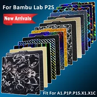 For Bambu Lab P2S Build Plate PEI Textured PET Smooth Spring Steel Sheet Bambulab P2S A1 P1 X1 Hot Bed 3D Printer Accessories