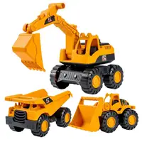 Excavator Dump Truck Model Toy Engineering Vehicle Set Construction Fleet Toddler Early Education Construction Vehicles Toys 1