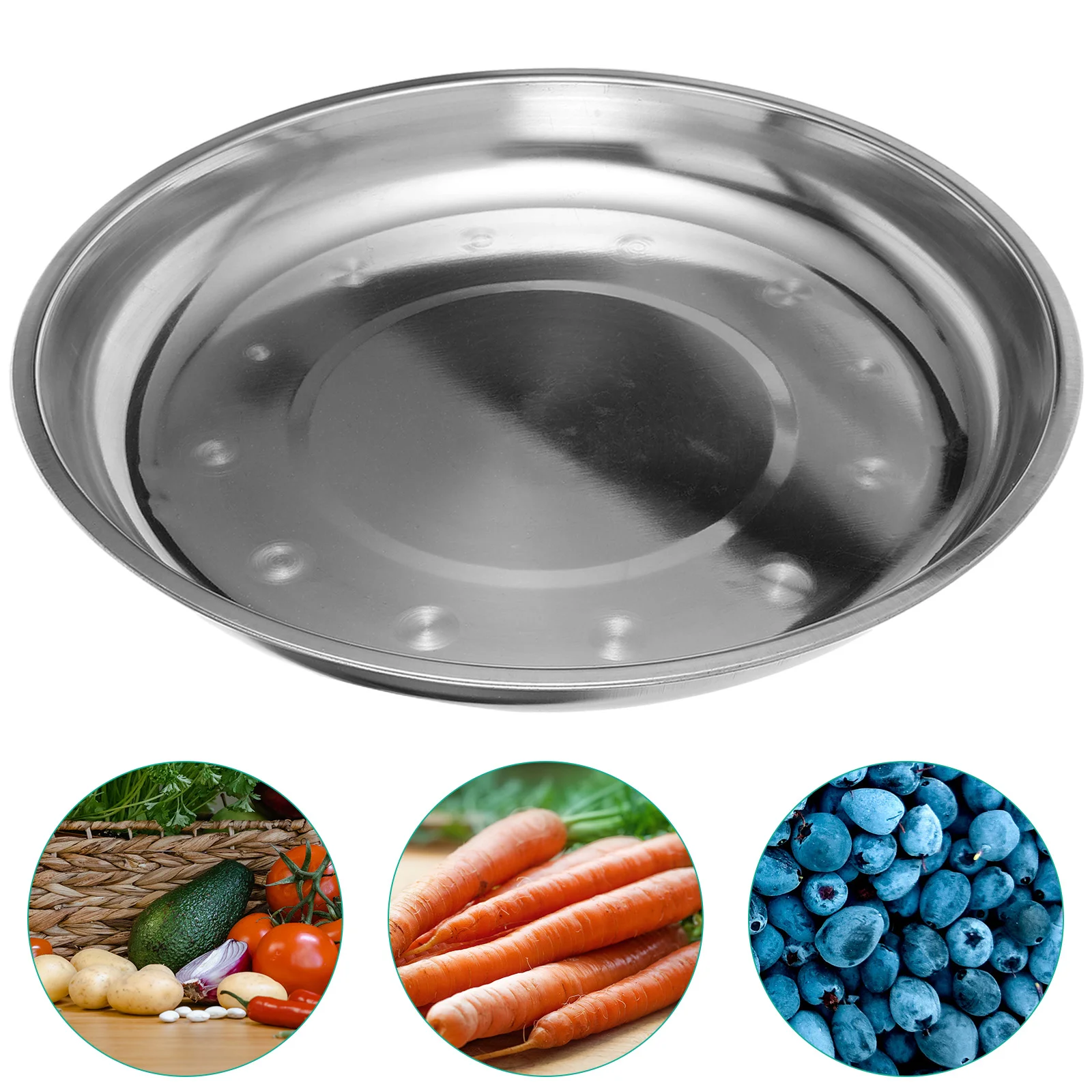 

Multi-purpose Scale Tray Stainless Steel Scale Tray Electronic Scale Pan Stainless Plate
