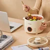 2.0L Electric Rice Cooker Cooking Pot Mini Multicooker Lunch Box Rice Cookers Hotpot Non-stick Electric Skillet Food Steamer 5