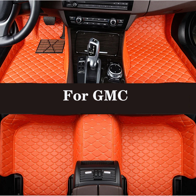 

Full Surround Custom Leather Car Floor Mat For GMC Yukon XL Terrain (7seat) Acadia (6seat) Auto Parts