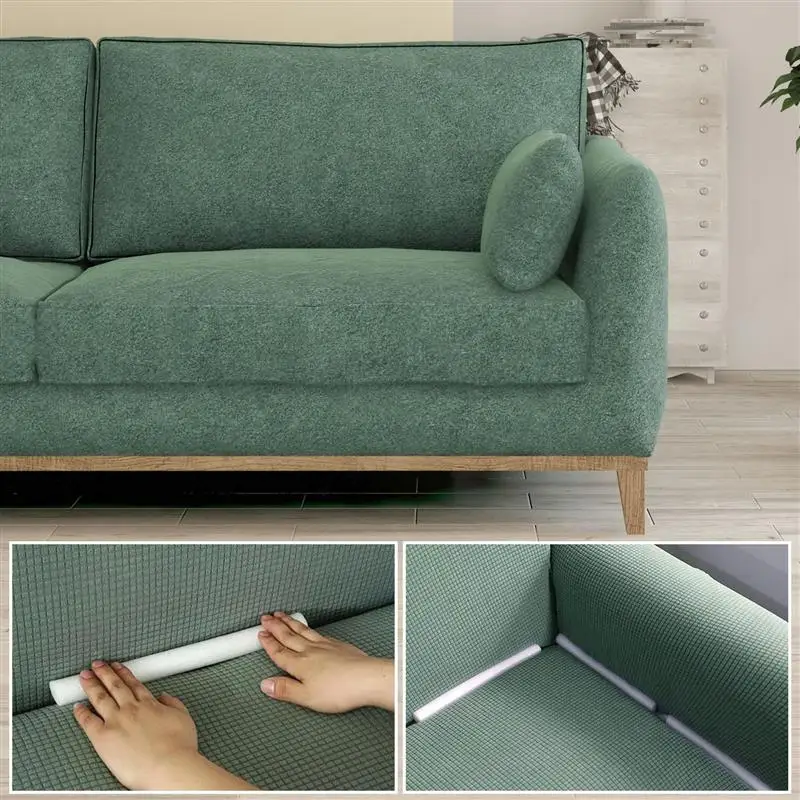 14pcs Sofa Gaps Filler Flexible Foams Rods Gap Filler Foam Slipcover Sectional White Sectional Bathtub Accessories Foam Tucker 2