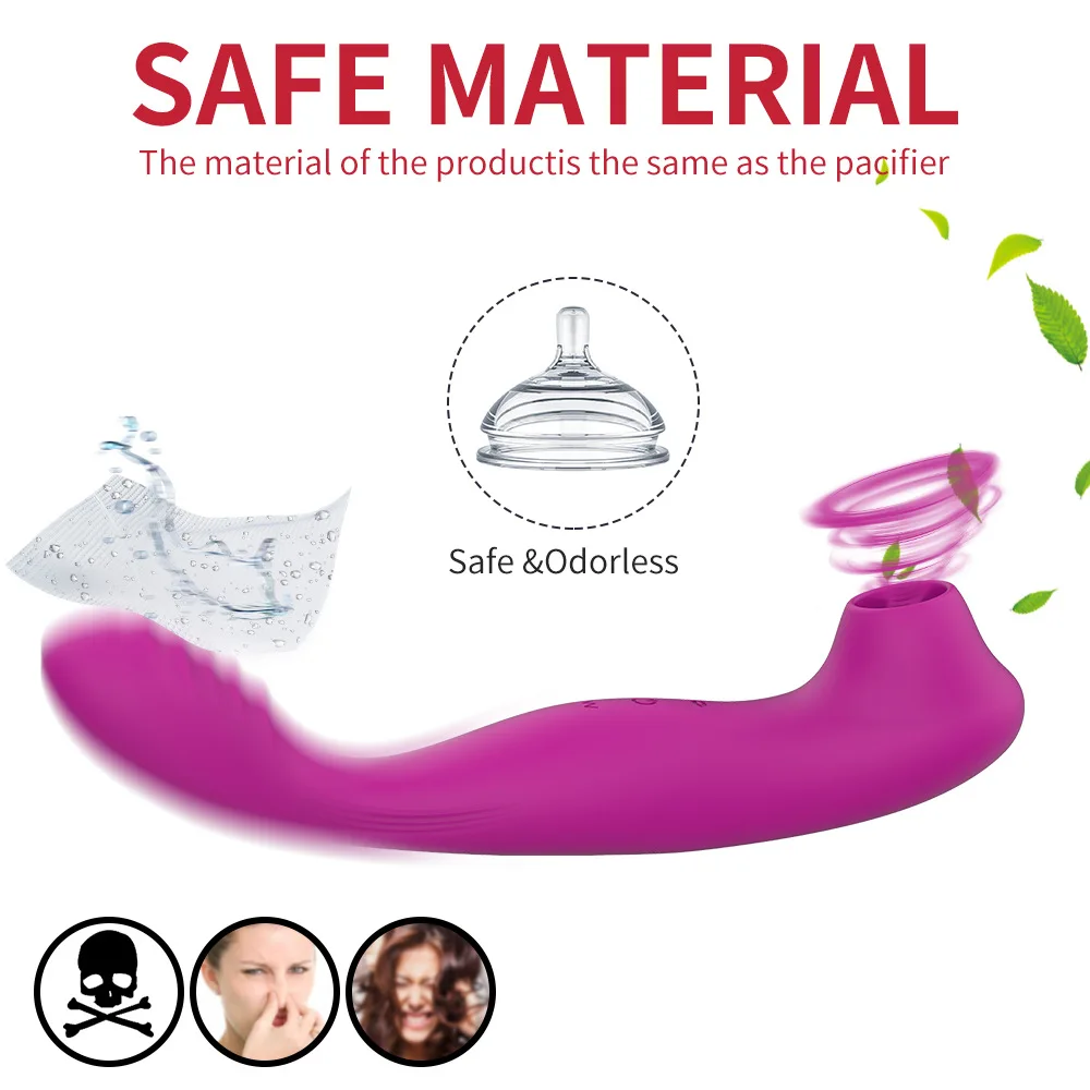 Powerful G-spot Clitoral Sucker Vibrator For Intense Stimulation_voghion.com