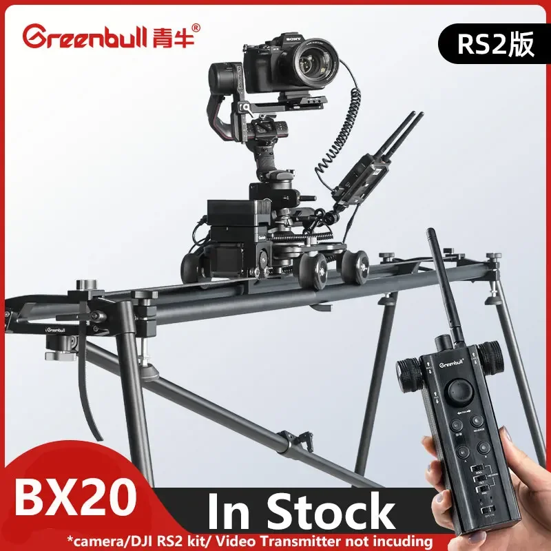 

Greenbull BX20-RS2 Camera Slider Track Dolly Slider Rail System with Motorized Time Lapse and Video Shot for DJI Ronin RS2