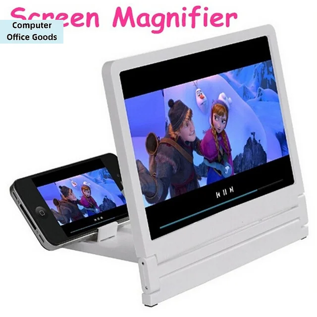 【Mobile Phone 3D Screen HD Video Amplifier Magnifying Glass Stand Popular】 1