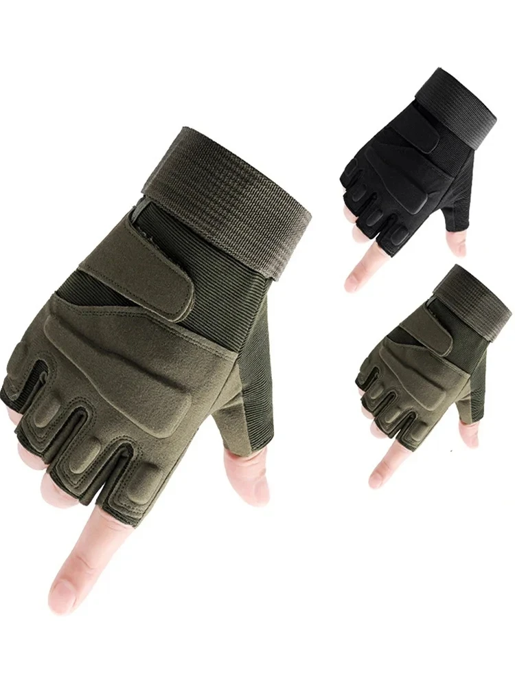Hunting Riding Tactical Gloves Cycling Glove Sport Climbing Paintball Shooting Z906 Ski Half finger motorcycle gloves For Sports Gloves Tactical Gloves