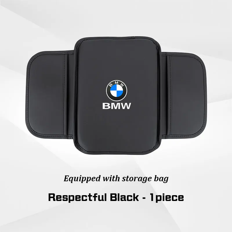 BMW X1 X2 X3 X5 X6 X7 1 3 5 6 7 시리즈 E38 E46 E70 E90 G20 G30 차량용 팔걸이 박스 패드 수납 가방 가죽 매트 센터 콘솔 커버