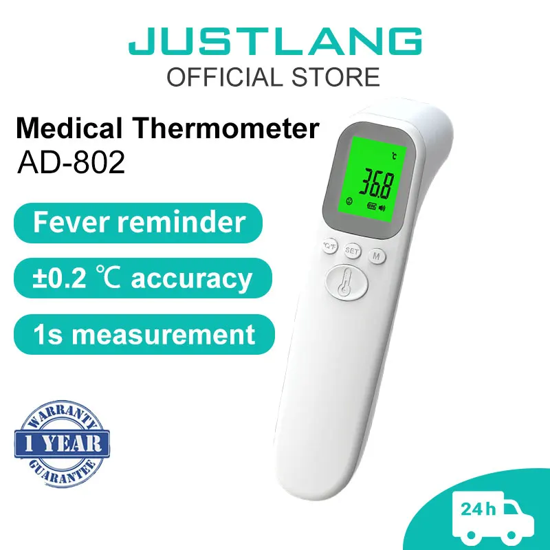 Front thermometer