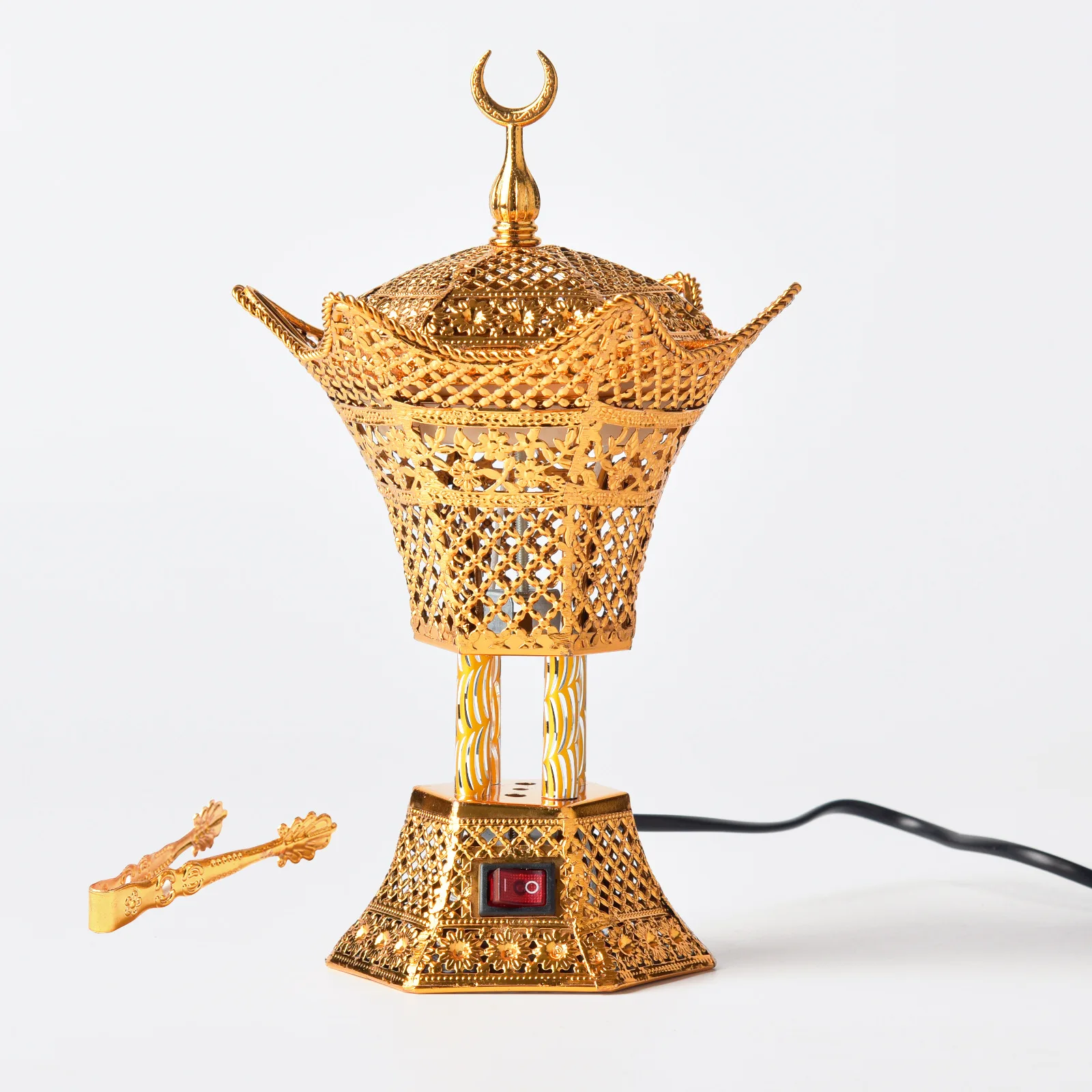 คำ Incense Burners อิสลามสไตล์มินิไฟฟ้า Burner ธูป Censers สำหรับรอมฎอน