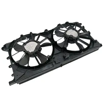 Dual Radiator and Condenser Fan Assembly Fits Ford F-150 Expedition HL3Z-8C607-D