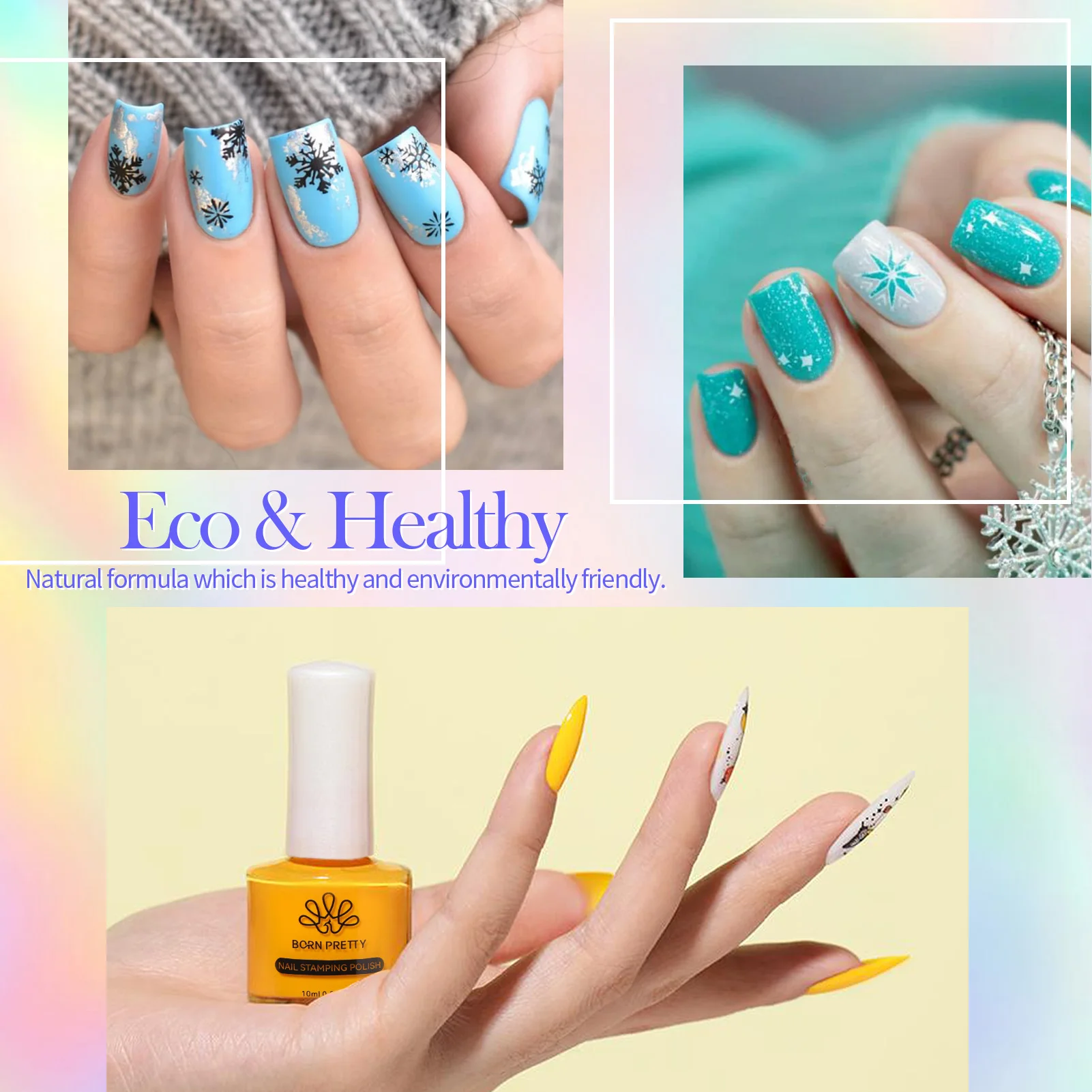 BORN PRETTY-  Ʈ,  ǹ    ŰƮ,  ÷Ʈ, DIY  Ʈ ̹ μ ÿ , 2 