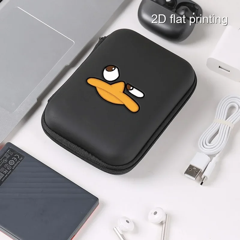 Portable Small Storage Case Zipper Pouch Bag for Earphone Headphone Cable