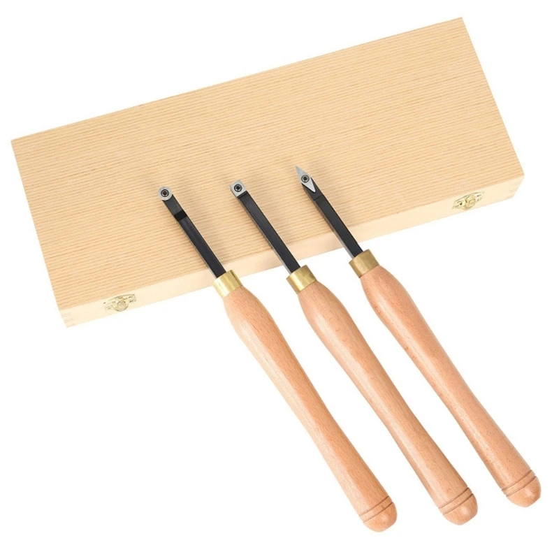 

Woodturning Tool Wood Lathes Chisels for Smooth Woodworking Turning Tool for Small Detail Work Wood Crafting Chisels