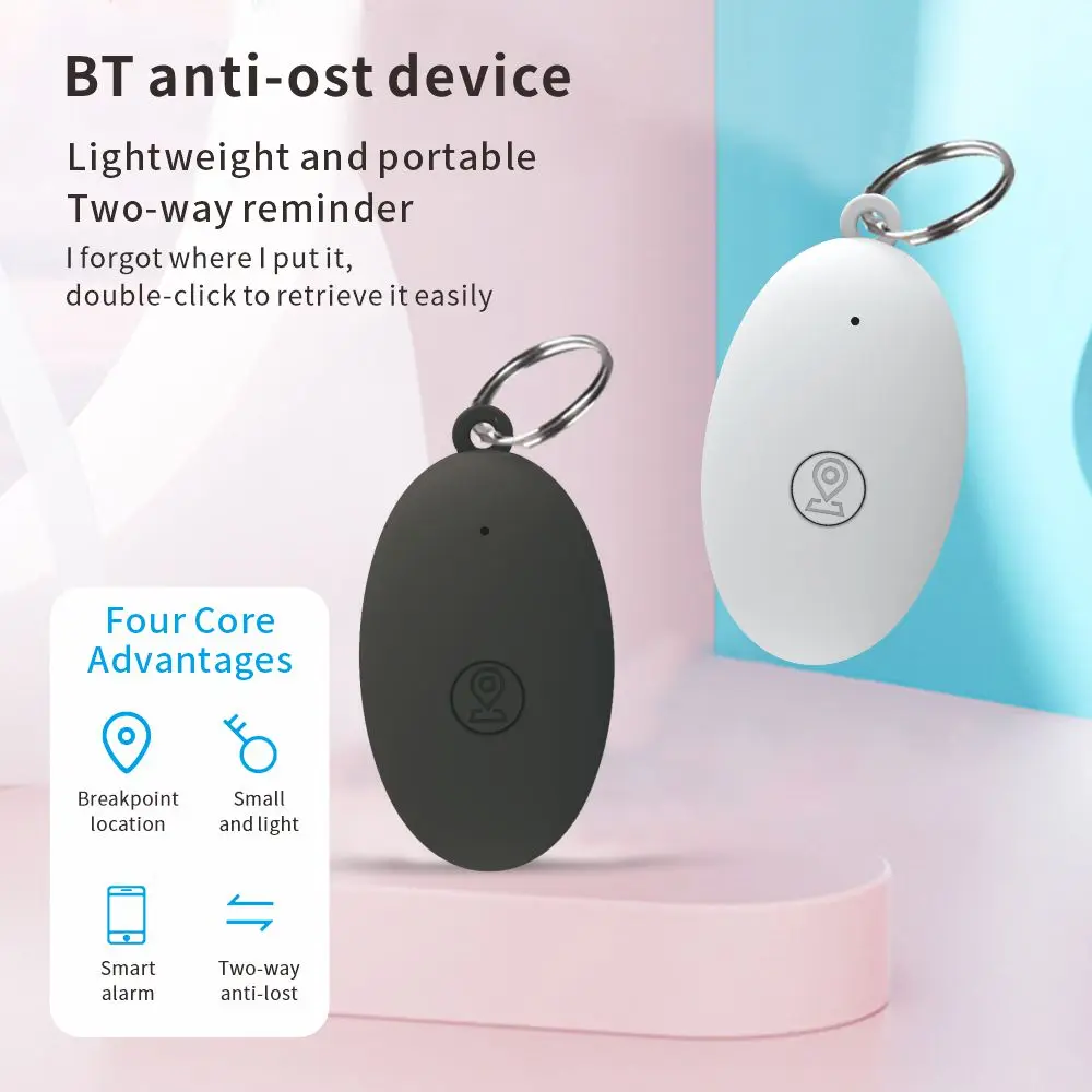Mini GPS Tracker Anti-Lost Waterproof Bluetooth 5.0 Locator Tracer Smart Tag for Pets Cat Kids Car Wallet Key Collar Accessories gps locator key finder anti lost tracker anti lose tracker item locator anti lost locator key chain locator