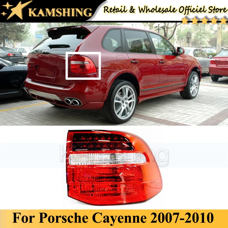 

Задний фонарь CAPQX для Porsche Cayenne 2007 2008 2009 2010, задний стоп-сигнал, задсветильник фонарь, задний фонарь