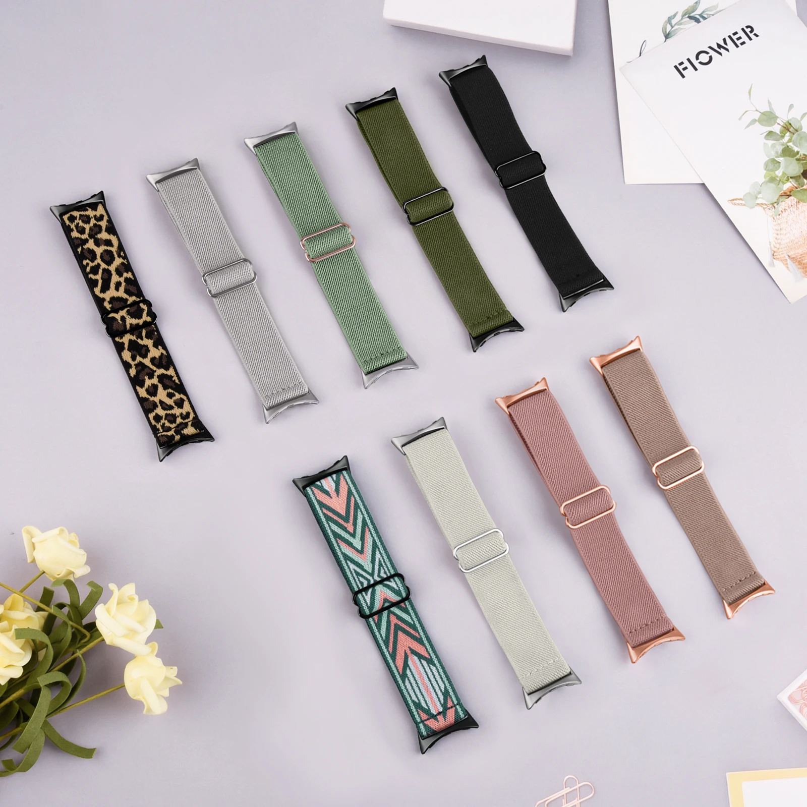 Enhanced Elastic Nylon Watch Strap: Adjustable Replacement Wristband Bracelet