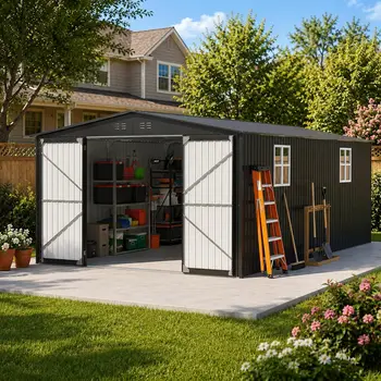 Large Metal Storage Shed 1