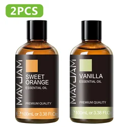 Aromatic 100ml Pure Plant Essential Oil Blend - 100ml (Vanilla Sweet Orange)