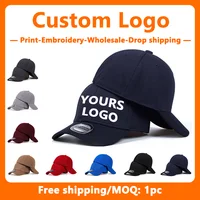 Custom Embroidery Fully Enclosed Hats for Men and Women Baseball Hats Wholesale Design Print Fashion Spring and Summer Cool Hat 1