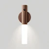 1pc Intelligent Human Body Induction Night Light, LED Rechargeable Corridor Cabinet Wall Light, Household Toilet Wall Induction 2