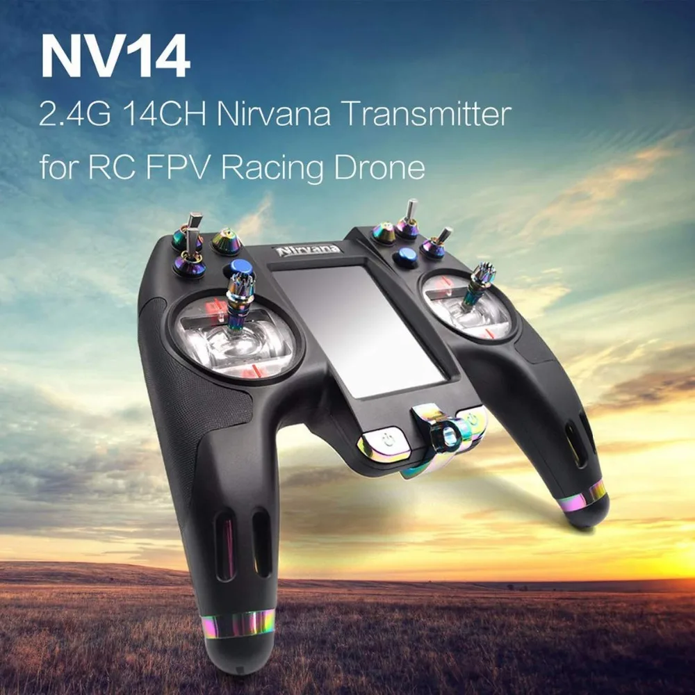 Flysky FS-NV14 Transmitter, NV14 2.46 14CH Nirvana Transmitter for RC FP