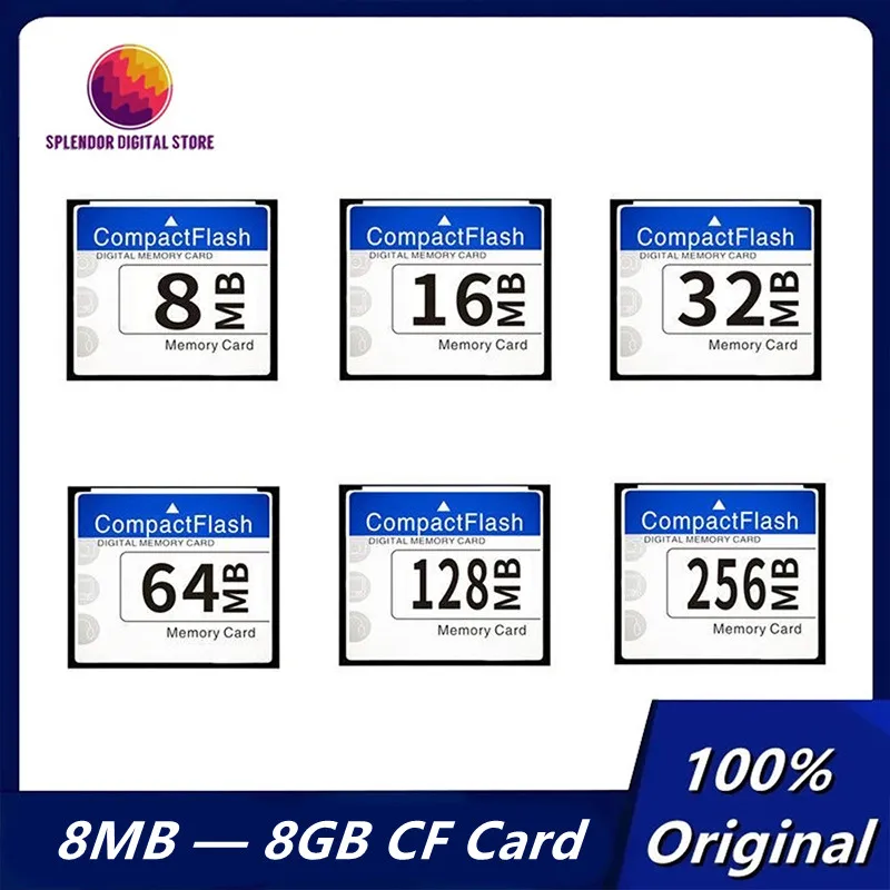 High quality CF Card 8MB 16MB 32MB 64MB 128MB 256MB 512MB 1GB 2GB 4GB 8GB 16GB 32GB 64GB