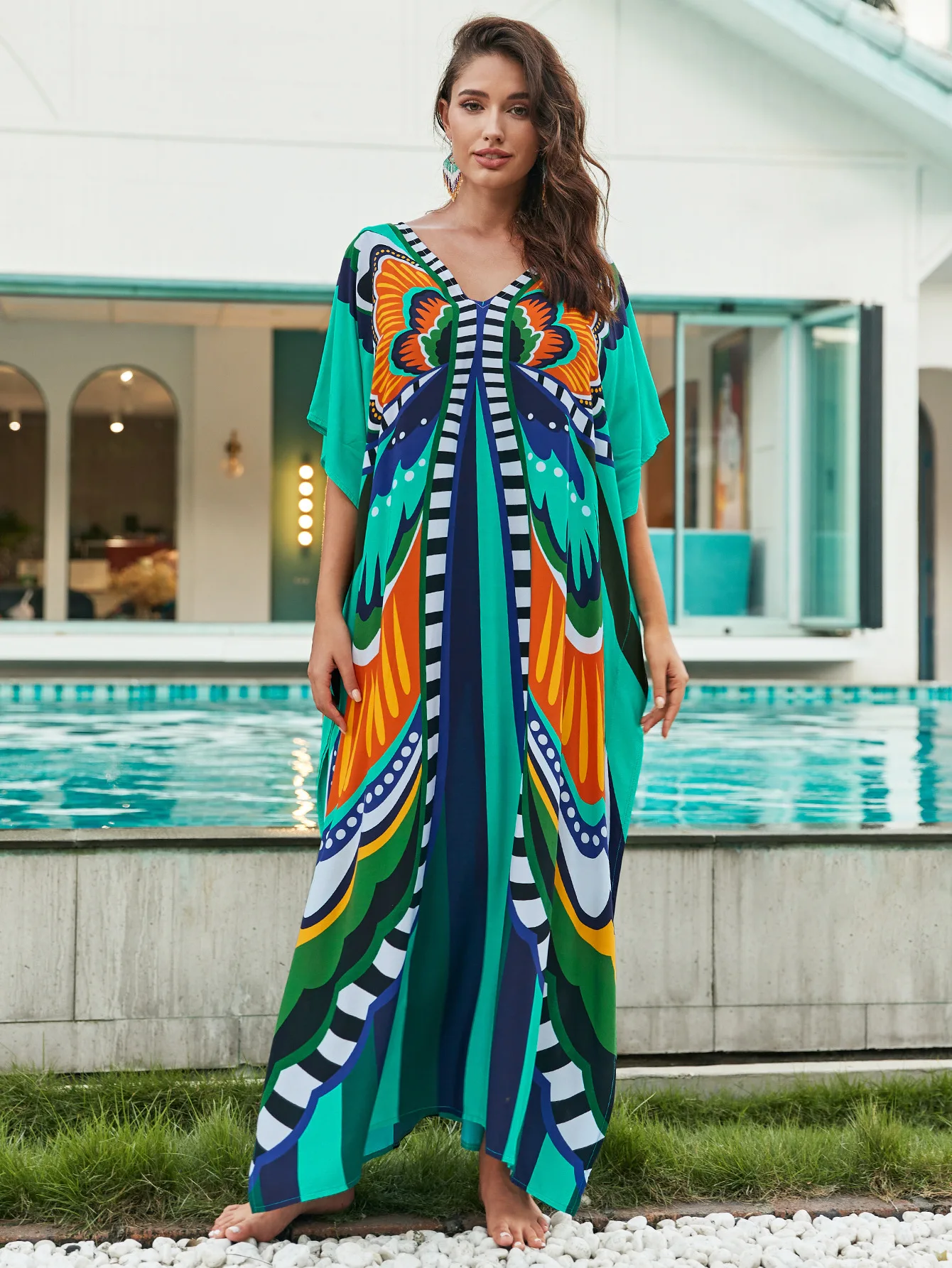 Kaftan Dresses for Women Plus Size Bathing Suit Cover up Caftan