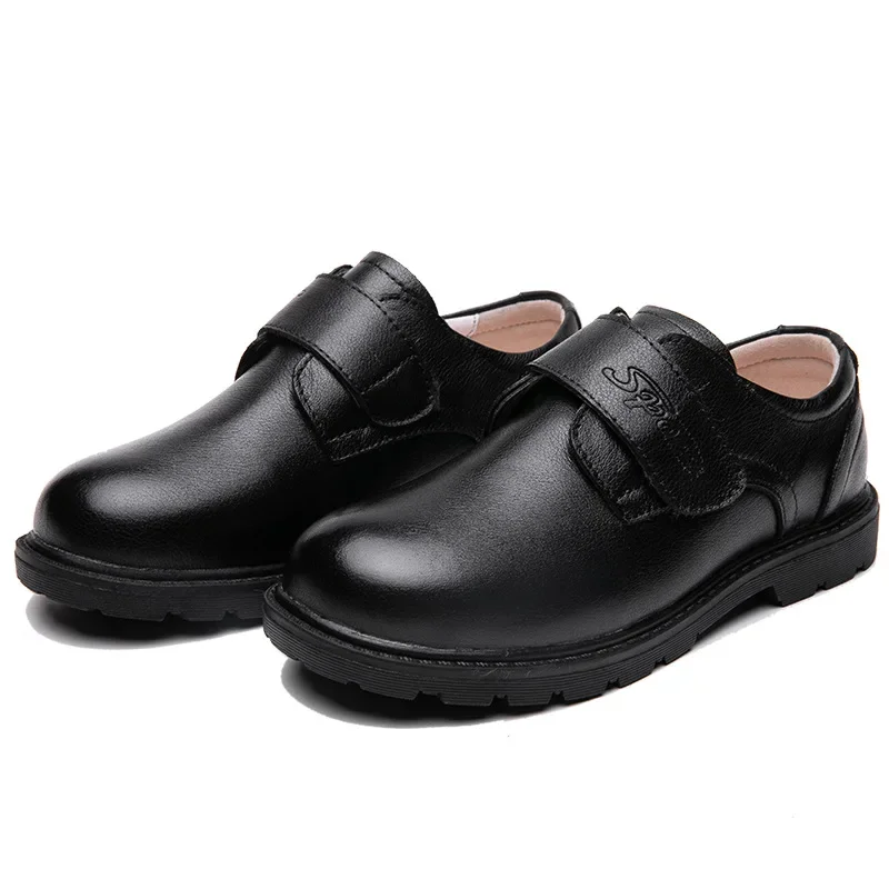 Boys Leather Shoes Fashionable Formal Kids School Uniform Shoes Breathable Plastic Sole Comfortable for Primary Sc