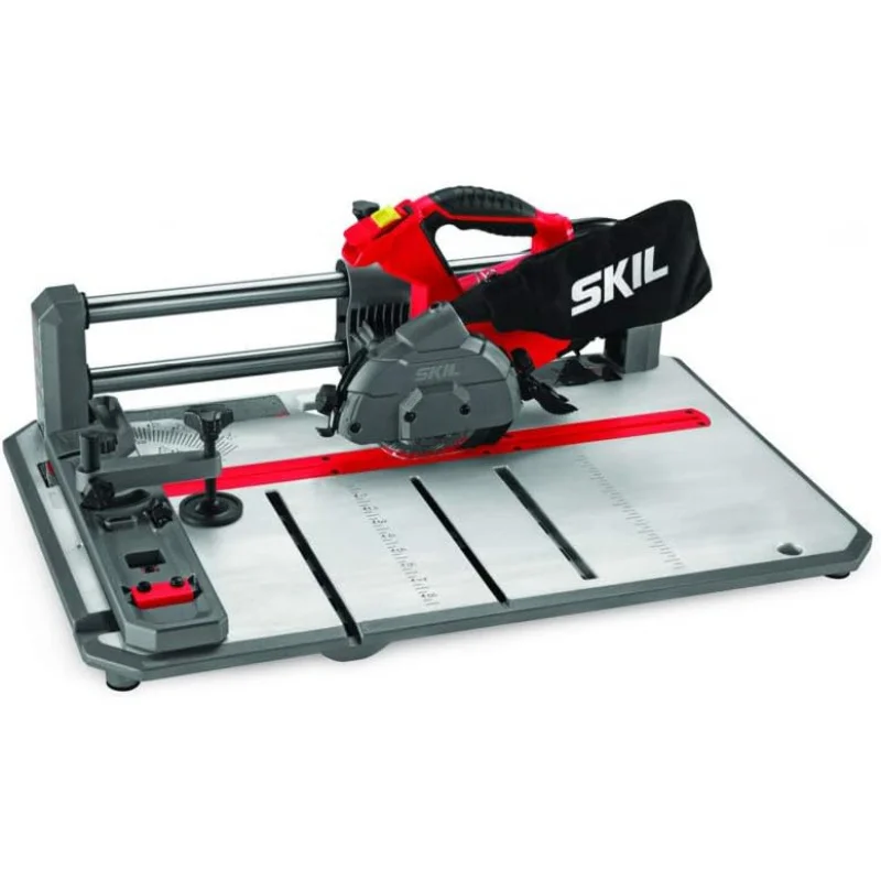 

Напольная пила SKIL 3601-02 с лезвием подрядчика 36T, красного и черного цвета