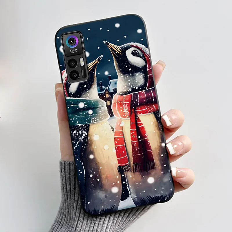 Cute Cats Shockproof Black Silicone Phone Case - Fun & Durable Protective Cover