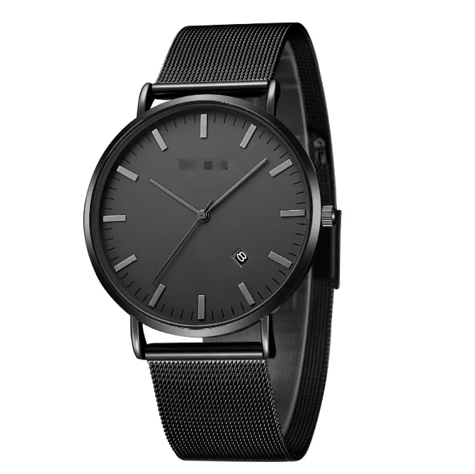 WOKUR-44mm SS Quartz Decorative Men's Watch