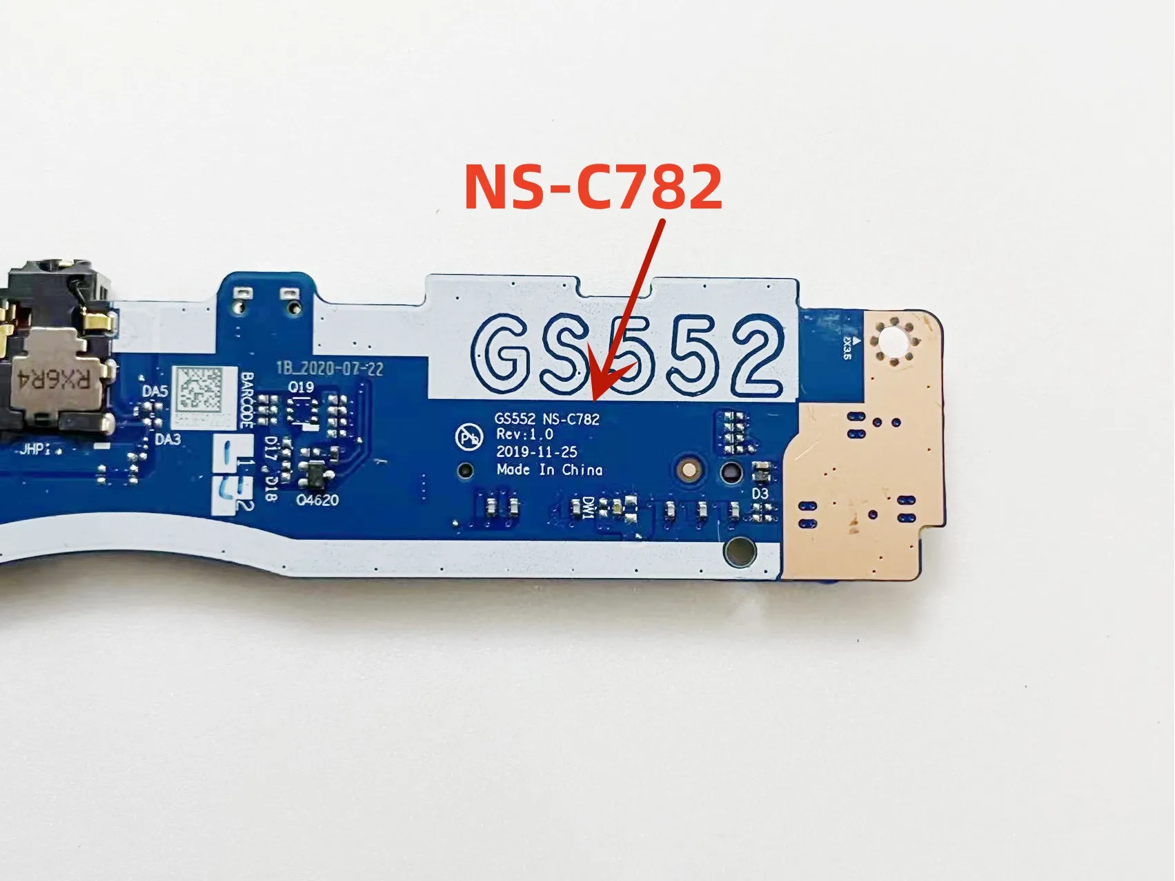 GS552 NS-C782 For Lenovo 3-15IIL05 3-15IML05 3-15ITL05 Laptop