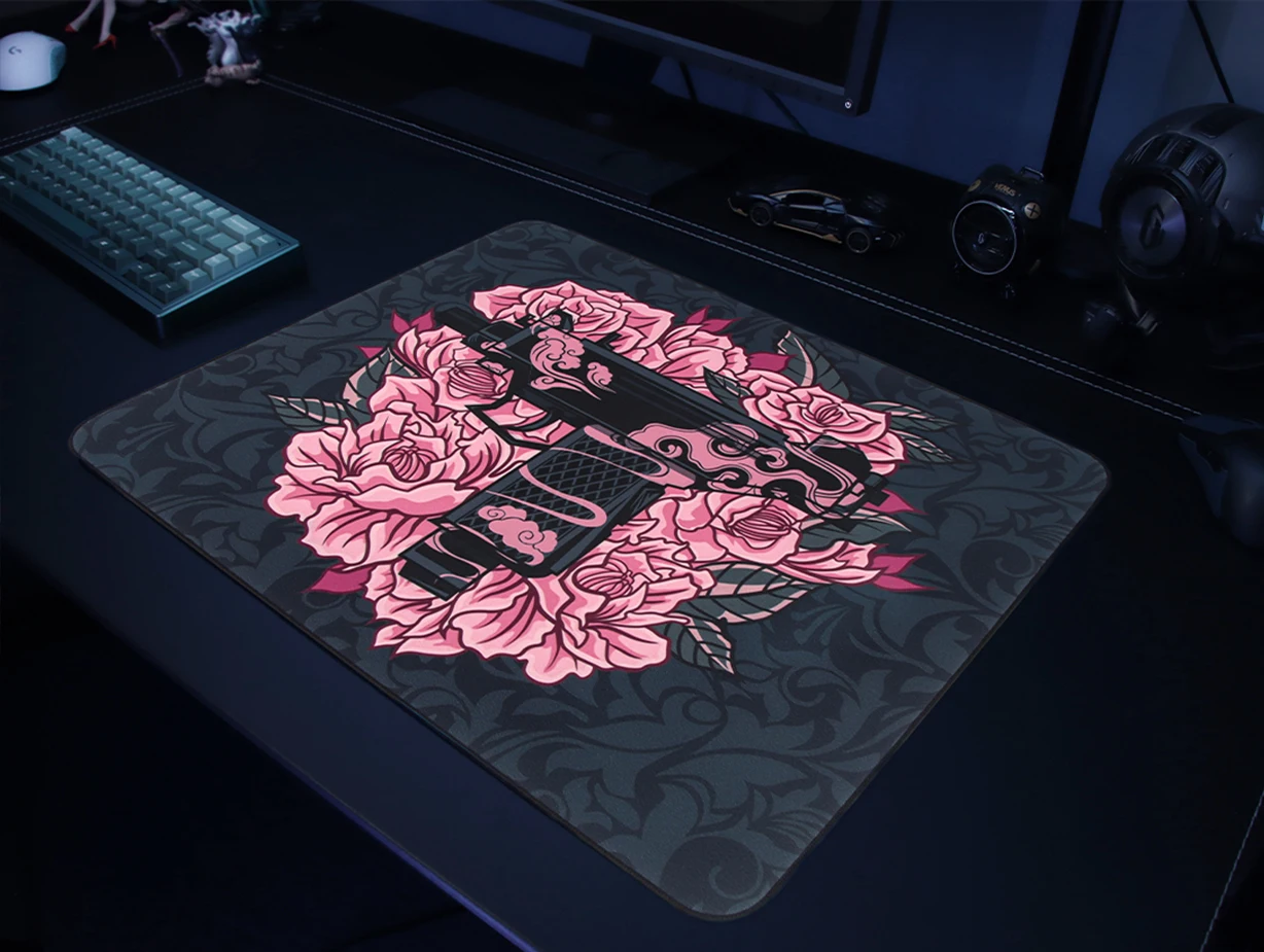Almofada Original 480*400*4 mm do Rato do Jogo do Tigre de Esports Grande Tamanho Esteira dos Ratos para Fps Pubg Lol Ling Longo mo Qing Jin - Imagem 5