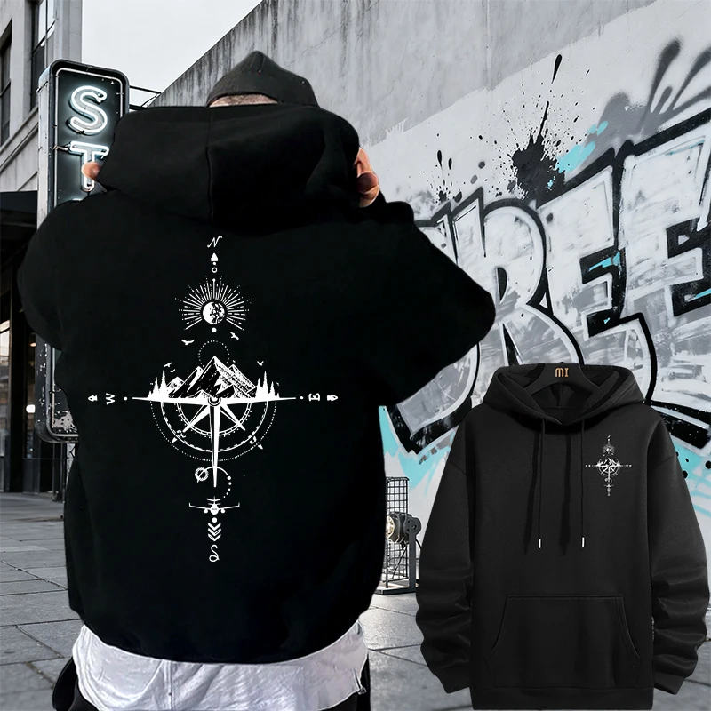 Men's High Quality Hooded Long Sleeve Pullover Hoodies