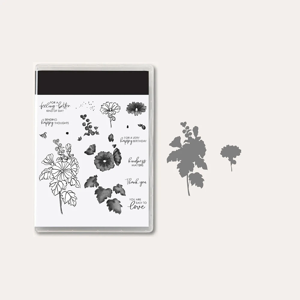 

2023 Plants Metal Cutting Dies Sets and Clear Stamps for DIY Scrapbooking Card Crafts Making Photo Album Decoration