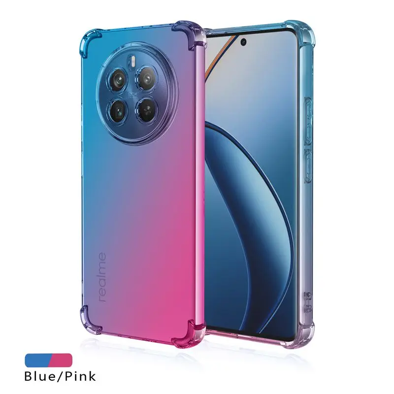 Gradient Airbag TPU Fall für Realme 13 12 Pro Plus 5G Realme 11 11x 10 4G schützende stoßfeste Abdeckung Fundas Coque Capa – Detail 8