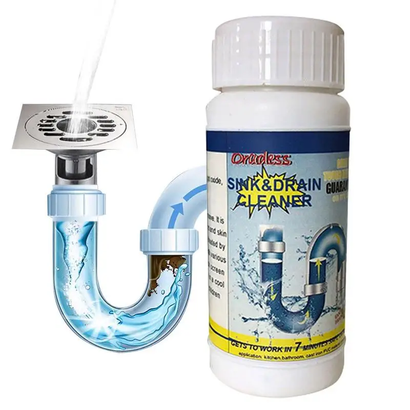 

Powerful Sink Drain Cleaner Pipe Dredging Agent Sewer Toilet Dredger Powder Cleanser Clog Dredge Tools For Bathroom Kitchen Sink