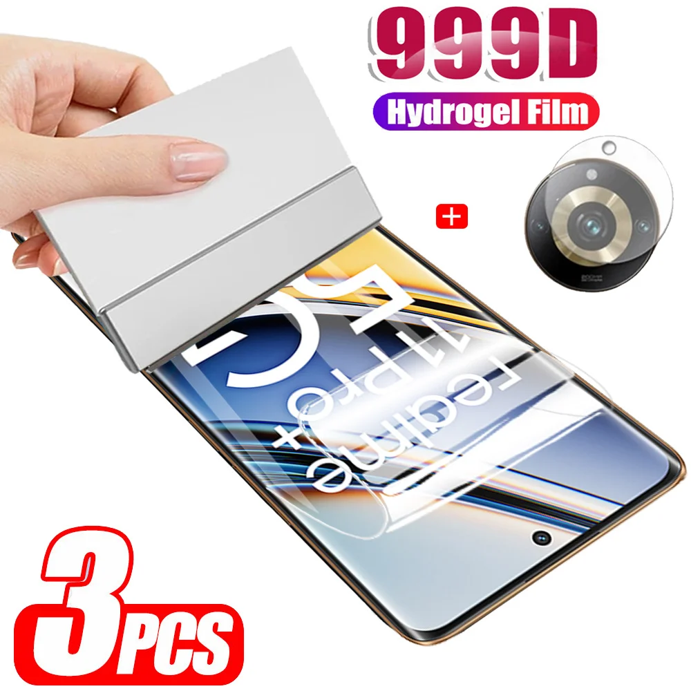 

Pelicula Hidrogel For Realme 11 Pro Plus Screen Protector Realmi 11 10 9 ProPlus Hydrogel Film Realme 11 Pro+ Water gel Front +Camera Film Realme11 Pro Protectores de Pantalla Realmi 9i 11Pro hydro gel Phone Soft Glass