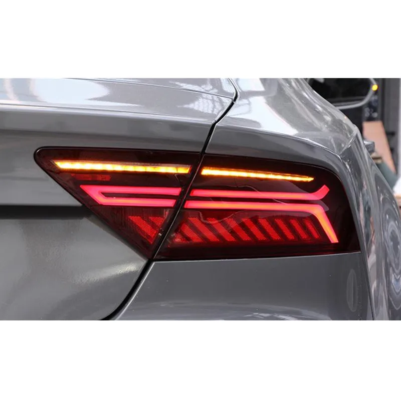 

New Upgraded Car Tail Light For AUDI A7 2012-2018 LED DRL Rear Lamp Sequential Moving Turn Signal Brake Reverse Taillights
