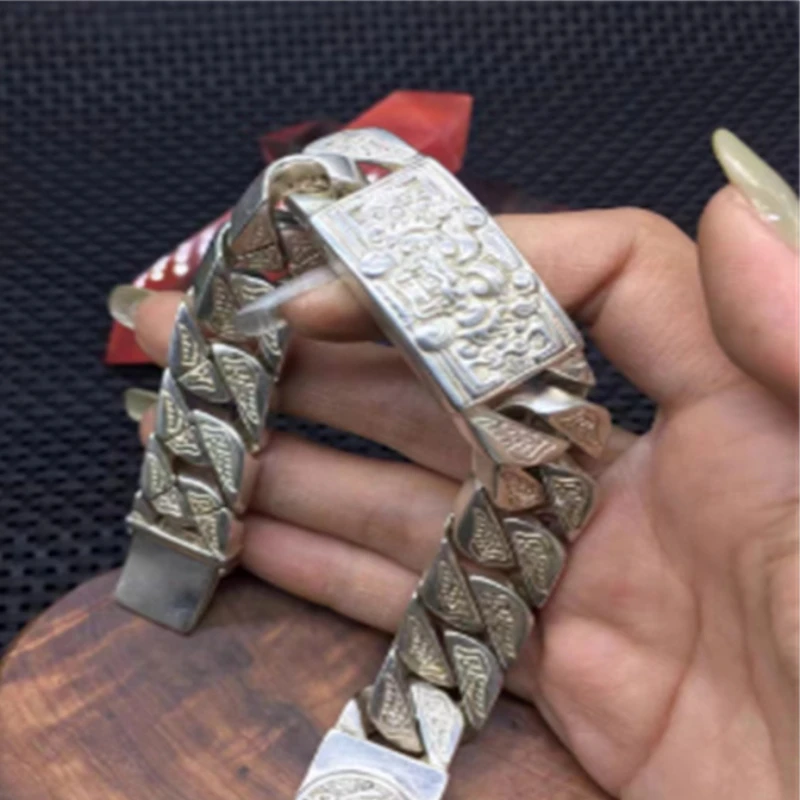Little Fairy/Tibetan Silver Lucky Beast Bracelet Fashion Bracelet Personalized Charm Jewelry Exquisite Couple Men Women Gift
