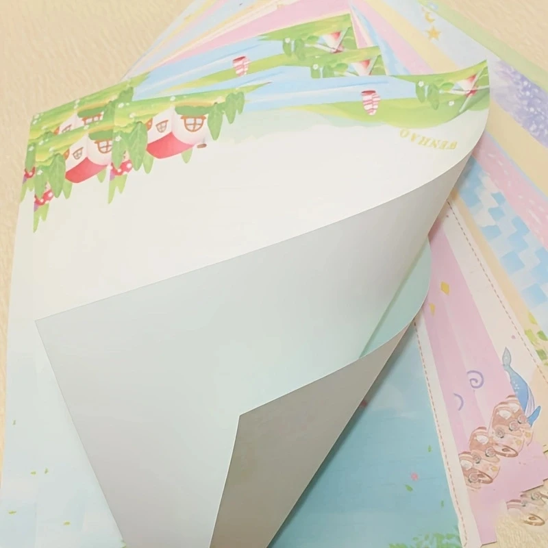 A4 Vintage Floral Stationery Paper 4