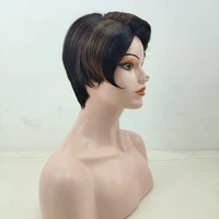 HAIRJOY – perruque synthétique courte et lisse pour femmes afro-américaines 4