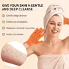 2pcs/6pcs/12pcs Reversible Exfoliating Shower Gloves, Body Scrub Gloves, ,Cleansing Tools Bath Towel Bath Products Back Scrub 5