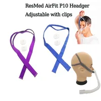 Sangles de rechange pour couvre-chef CPAP avec Clips pour accessoires d'oreiller nasal ResMed P10 couvre-chef et Clips 4