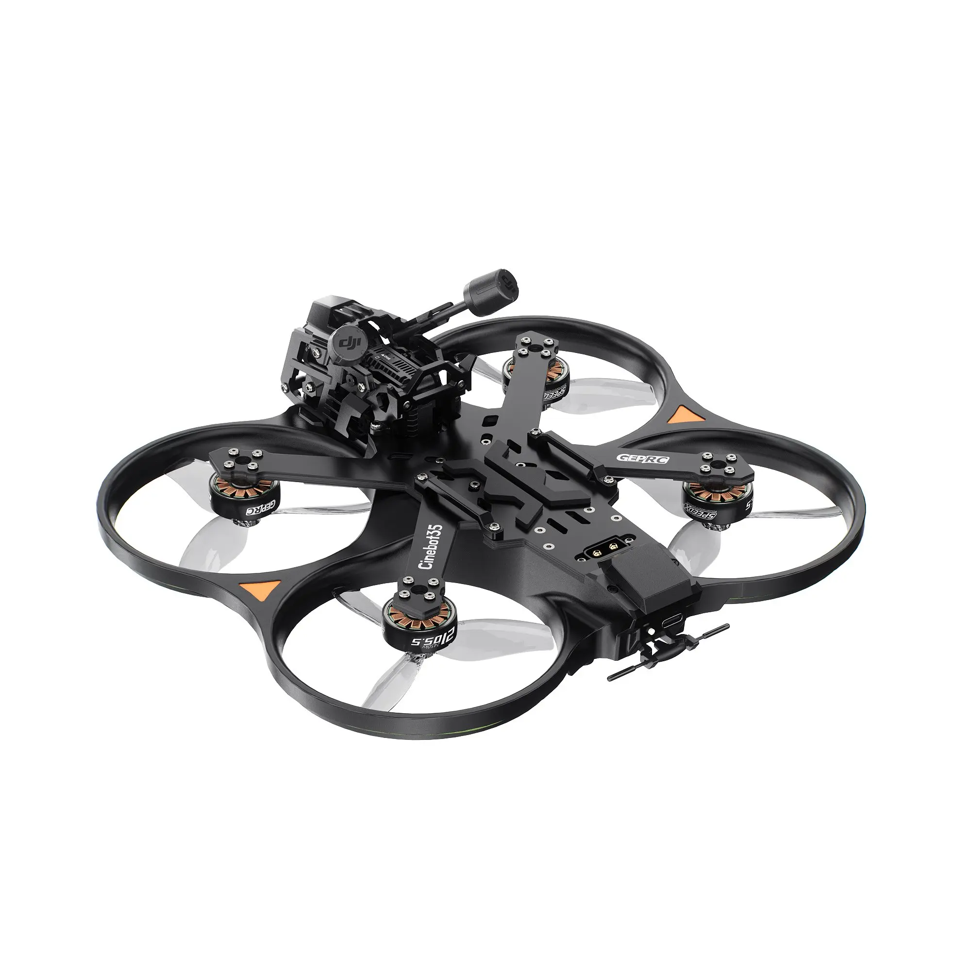 GEPRC Cinebot35 WTFPV/O4 Pro 드론(SPEEDX2 2450KV TAKER H743 FC H60 32비트 60A ESC 포함) 프리스타일 시네마틱 RC 쿼드콥터용