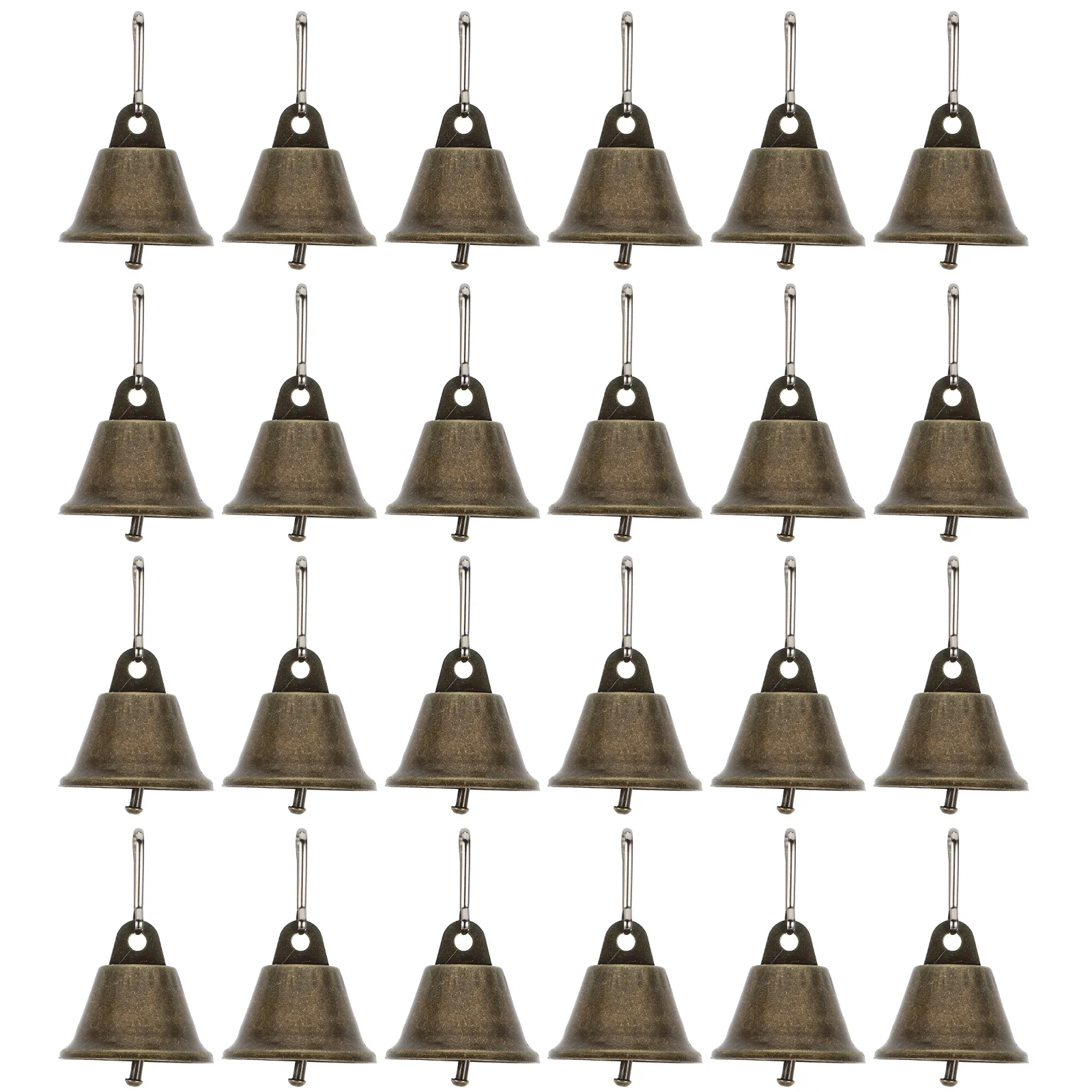 

25Pcs Sturdy Christmas Small Bells Pendants Hanging Decors Xmas Pendants