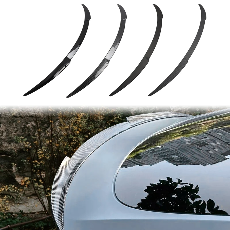 

For Tesla Model Y 2017 - 2023 ModelY Tail Spoilers Carbon Fiber Black Trunk Lid Spoiler Wing Exterior Decoration Model Y 2023