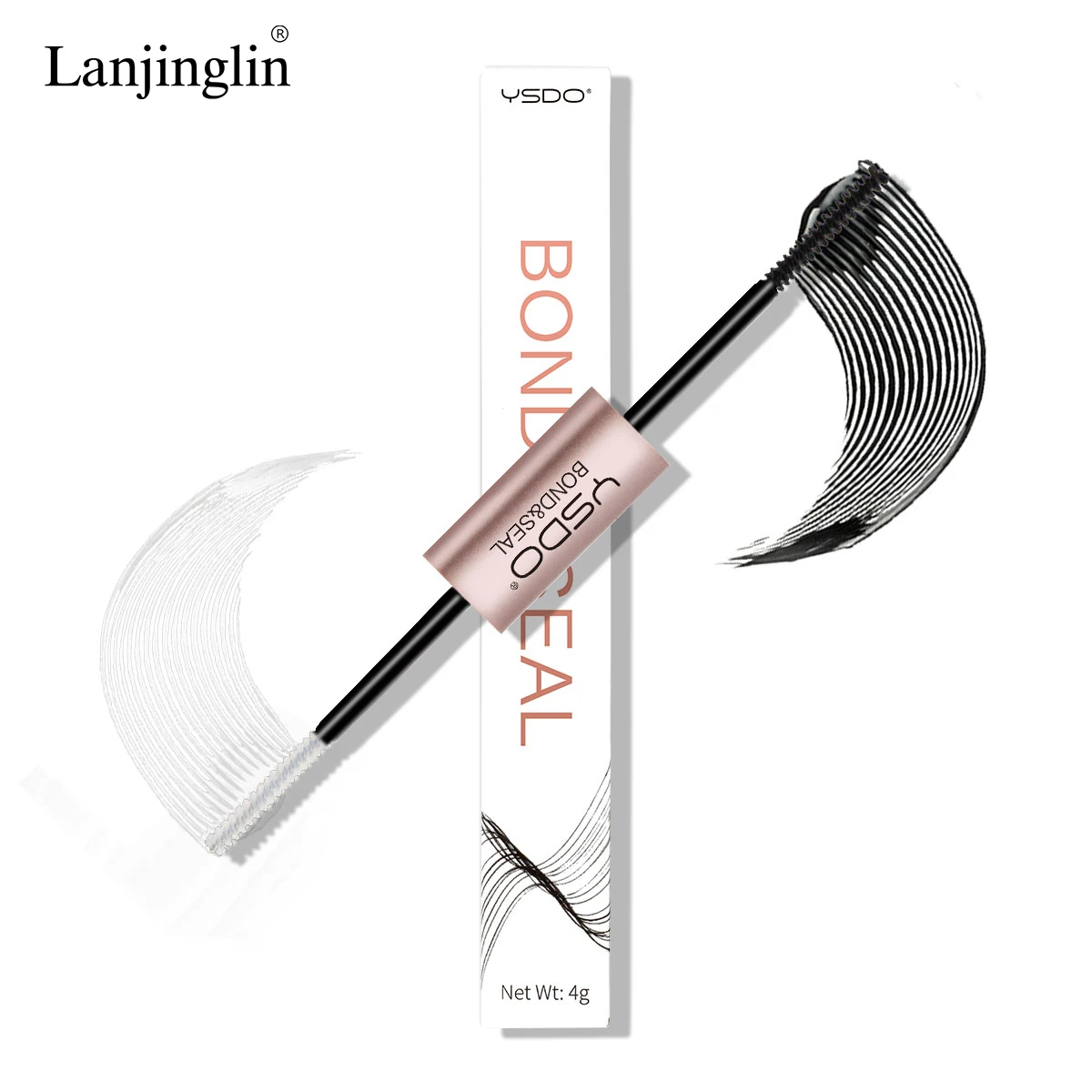1PC 2 in 1 Bond and Seal/Lock Dual-Ended Eyelash Glue Waterproof Fast Drying Glue and Sealer Strong Hold Cluster Lash Glue Tools 5